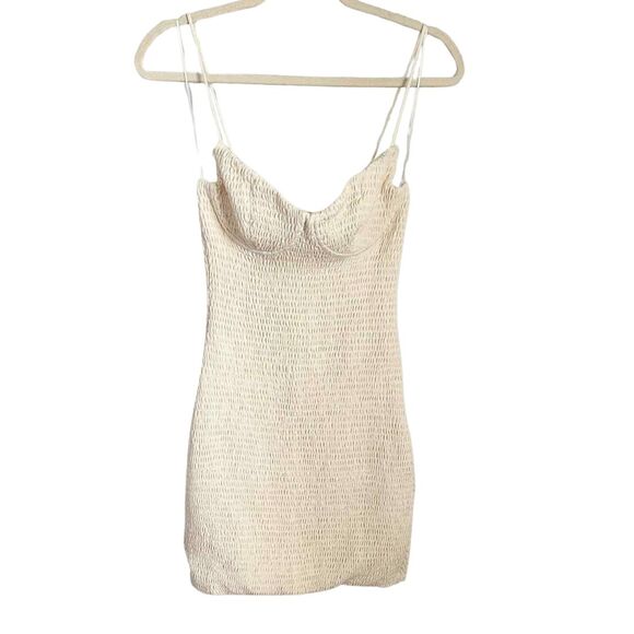 MISHA Sally Mini Dress 2 Ivory NWT - Picture 2 of 9